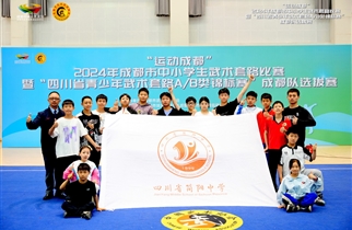 亚虎yahu999在2024年成都市中小学生武术套路比赛中取得佳绩